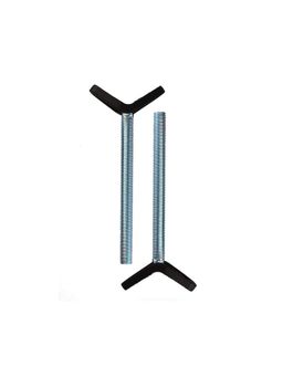 Safe-O-Kid - Silver Printed Metal Y Clip (0-36 Months)