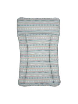 TIDY SLEEP - Grey Printed Cotton Changing Station (0 Months)