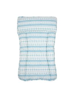 TIDY SLEEP - Blue Printed Cotton Changing Station (0 Months)