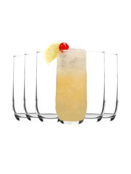 LAV - Clear 415 CC Long Drink Glasses (Pack of 6)