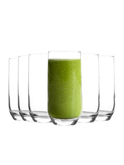 LAV - Clear 315 CC Long Drink Glasses (SUD25) (Pack of 6)