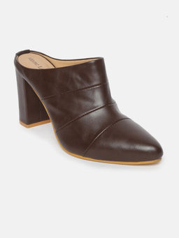 Marc Loire - Women Brown Solid Work Heels
