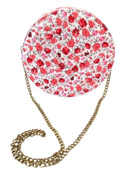 Tarini Nirula - White Cherry Blossom Sling And Cross Bags