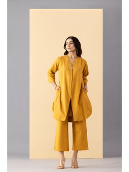 MARKKAH STUDIO - Mustard Meher Co-Ord Set