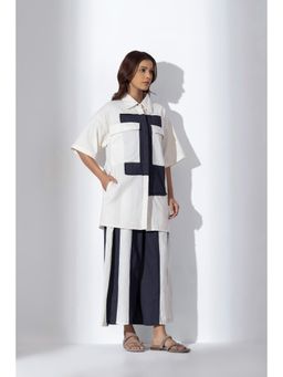 MARKKAH STUDIO - Off White Mikaii Co-Ord Set