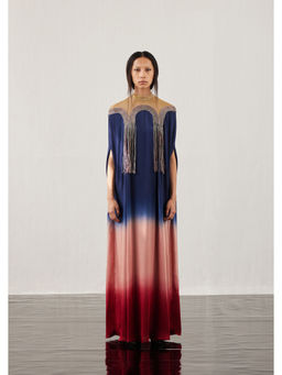 AKHL - Blue Arch Gradient Kaftan Dress