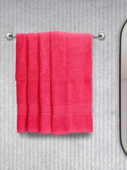 KOPA - Quick Dry 100% Cotton Soft Terry Towel -4Pc Hand Towel D'Ross Solid-Pink