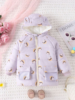 Hopscotch - Raglan Sleeve All-Over Print Jacket