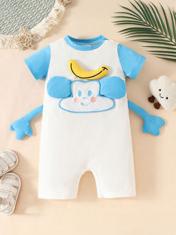Hopscotch - Banana Applique Romper