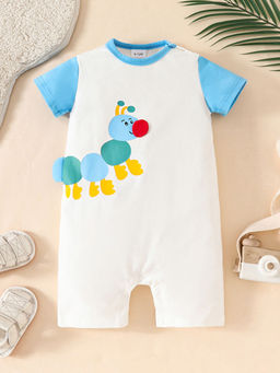 Hopscotch - Caterpillar Print Romper