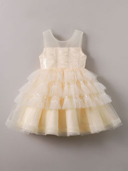 Hopscotch - Sequin Embellished Tiered Party Dress