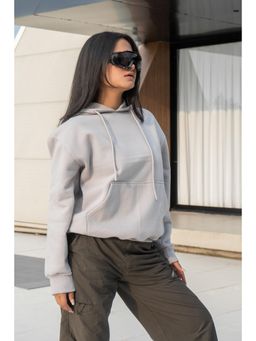 COLOR CAPITAL - Grey Oversized Hoodie