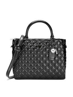Guess - Black Patterned Satchel