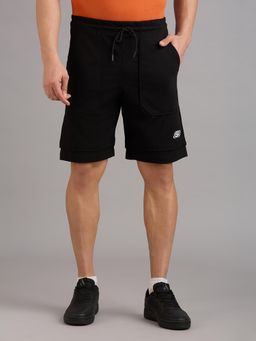 SKECHERS - Men Patch Pocket Black Shorts