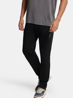 Jockey - SP27 Men Super Combed Cotton Active Wear Trackpants - Black