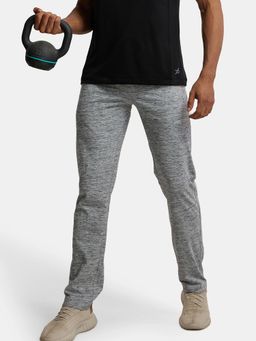 Jockey - SP27 Men Super Combed Cotton Active Wear Trackpants - Cool Grey Melange