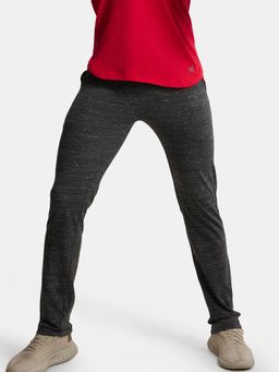 Jockey - SP27 Men Super Combed Cotton Active Wear Trackpants - Forest Dark Grey Melange