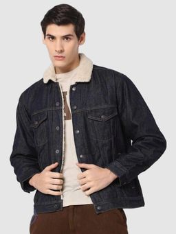 GAP - Mens Spread Collar Trucker Denim Jacket