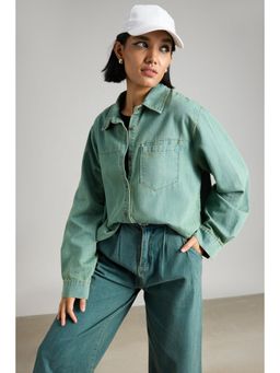 FREAKINS - Tinted Full Sleeve Denim Shirt