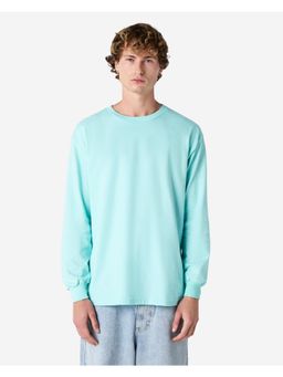 American Apparel - Heavyweight Celedon Cotton Unisex Long Sleeve T-Shirt