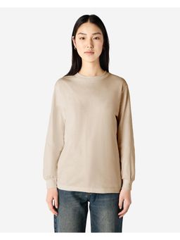American Apparel - Heavyweight Sand Cotton Unisex Long Sleeve T-Shirt