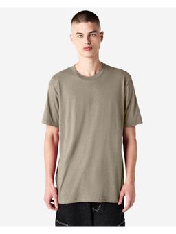 American Apparel - Unisex Heather Khaki Cvc Short Sleeve T-Shirt