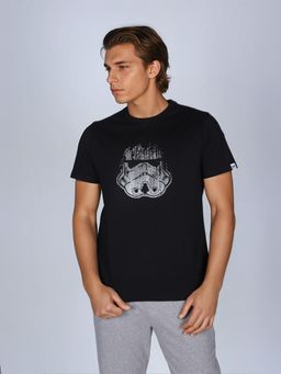 Lee - X Stormtrooper HD Print Black Crew Neck Regular Fit T-Shirt