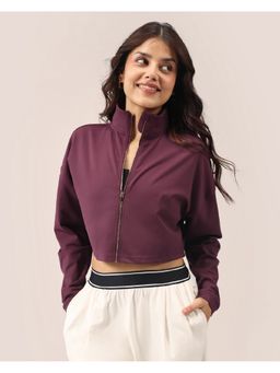 Blissclub - Purple Ultimate Crop Jacket