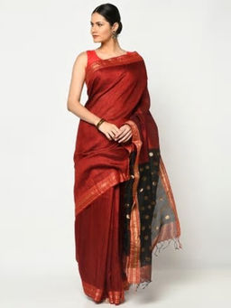Fabindia - Silk Matka Jamdani Sari