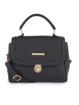 Lapis O Lupo - Black Solid-Plain Sling and Cross bags