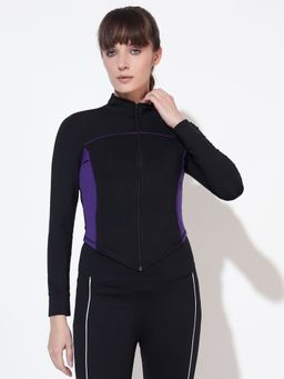 CLOTHWIK - Black Solid Jacket