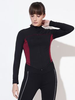 CLOTHWIK - Black Solid Jacket