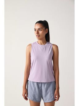 Sawsee - Lavender Nylon Solid Tank