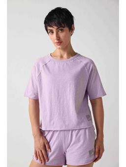 Sawsee - Lavender Cotton Solid T-Shirt