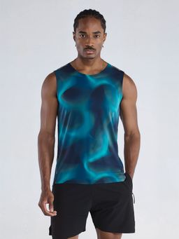 Cava Athleisure - Teal Nylon Solid Tank