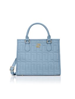 Lavie Signature - Blue Synthetic Leather Textured Handbag with Detachable Strap