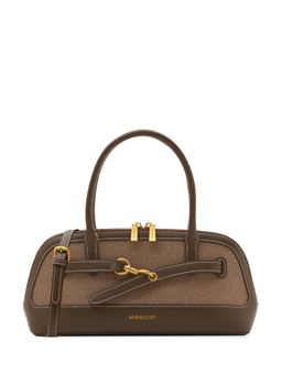 MIRAGGIO - Beige Pu Textured Handheld Bag