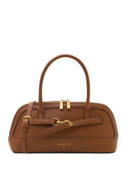 MIRAGGIO - Brown Pu Textured Handheld Bag