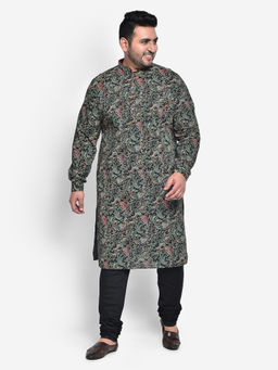 KISAH PLUS - Cotton Blend Multi Kurta (Set of 2)