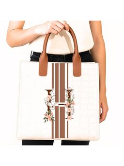 Strutt - Personalised With Letter H Tote Bag with Detachable Strap (Medium)
