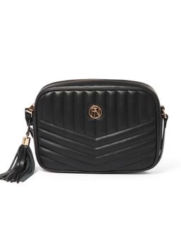 Forever New - Signature Black Quinn Quilted Sling Bag