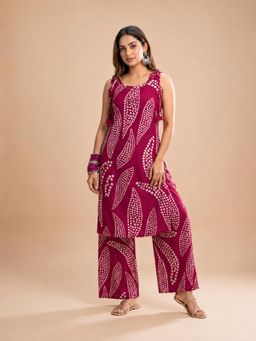 BERRYLICIOUS - Cotton Pink Polka Printed Co-Ord Set