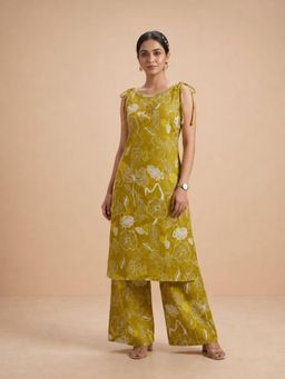 BERRYLICIOUS - Women Cotton Green Co-Ord Set
