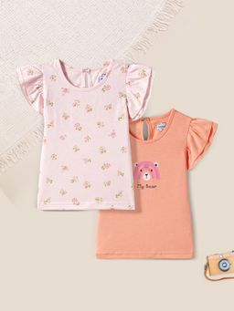 Nautinati - Printed Cotton Half Sleeve T-Shirt (Pack of 2)