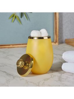 HomeTown - Emilia Glass Frosted Colored Tumbler In Yellow Colour