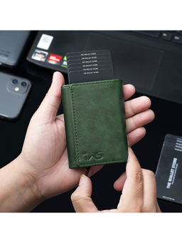 The Wallet Store - Maverick Rfid Protected Wallet Card Holder - Green