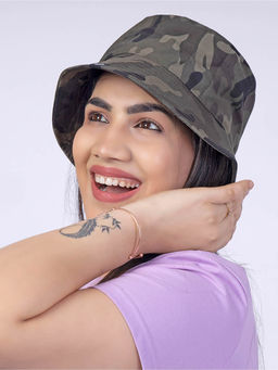 Omtex - Unisex Camouflage Green Hats