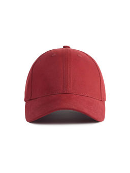 Omtex - Unisex Solid Maroon Caps