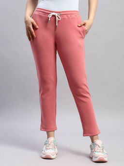 Rock.it - Womens Pink Solid Trackpant