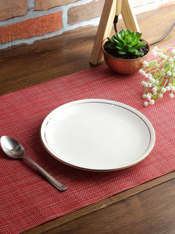 HomeTown - Avril Bone China Quarter Plate 18 Cm in White Colour